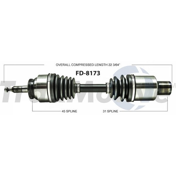 Surtrack Axle Cv Axle Shaft, Fd-8173 FD-8173 - main